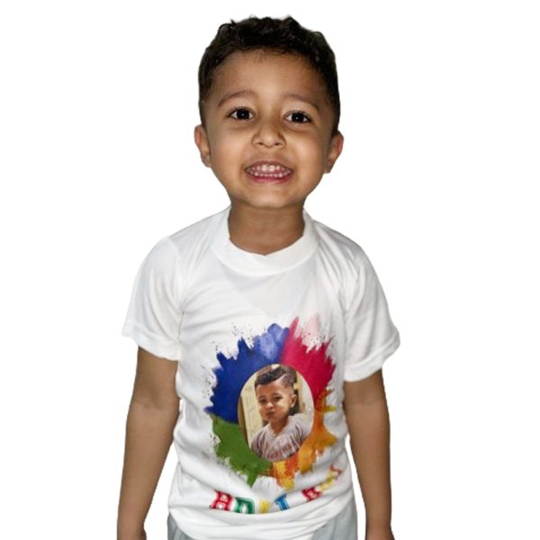 Happy Holi Tshirt for Kids’s Colourful – Holi Tshirt, PACK OF 1